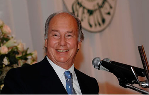 Prince Karim Al Husseini Aga Khan � leader of 15 million Ismaili Muslims