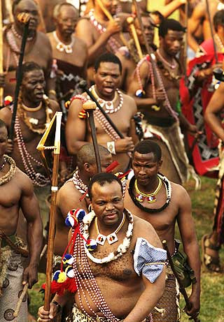 King Mswati II of Swaziland