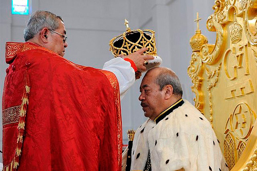 George Tupou V � The king of Tonga